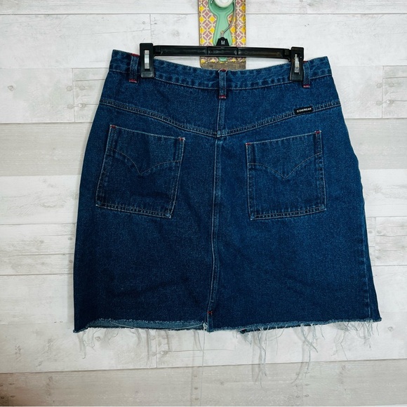 Vintage Starwear Jeans Denim Mini Skirt - Picture 2 of 4
